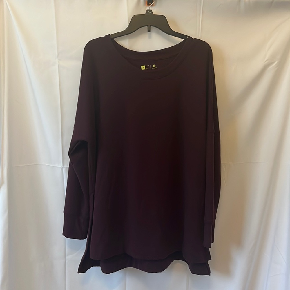 🔴 5 items for $25 Sale!  Xersion Loose Fit Purple Sweatshirt XXL
